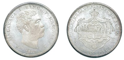 Lot 2665 - 1883, Hawaii Silver Dollar