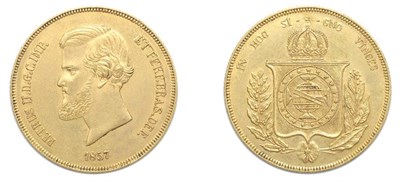 Lot 2313 - BRAZIL: 1857, 20,000 Reis, FR. #121a, KM. #468