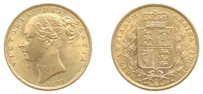 Lot 2272 - AUSTRALIA: 1871 S, 1 Sovereign, FR. #11
