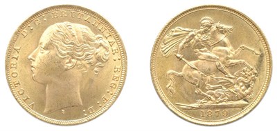 Lot 2273 - AUSTRALIA: 1879 S, 1 Sovereign, FR. #15