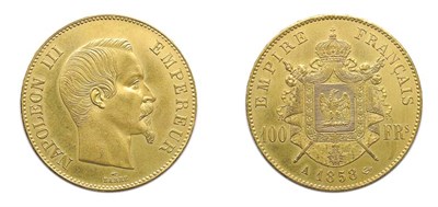 Lot 2064 - FRANCE: 1858 A, 100 Francs, KM. #786.1