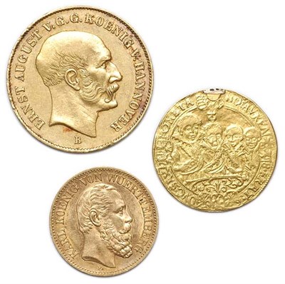 Lot 2151 - GERMAN STATES: Seven Gold Coins