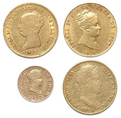 Lot 2206 - SPAIN: Twelve Gold Coins