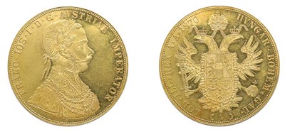 Lot 2019 - AUSTRIA: 1870, 4 Ducat, KM. #2274