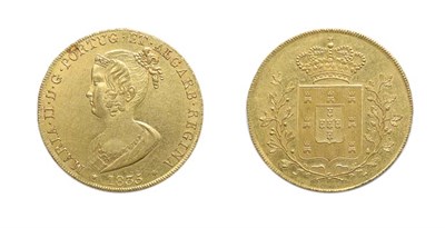 Lot 2194 - PORTUGAL: 1835, 1 Peca (6,400 Reis), KM. #407