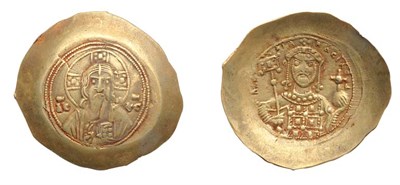 Lot 2006 - BYZANTINE EMPIRE: Cupped Stamenon Nomisma, FR. #264