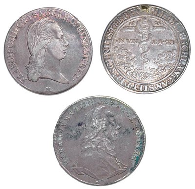 Lot 2020 - AUSTRIA: Approximately Thirty Silver Coins, 1600 to 1800s