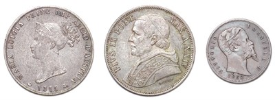 Lot 2175 - ITALIAN AREA: Approximately Thirty-Three Coins, mid 1600 to late 1800