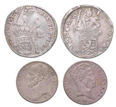Lot 2186 - NETHERLANDS: Approximately Thirteen Silver Coins, 1620 to 1860