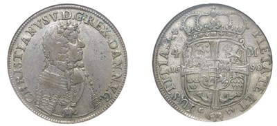 Lot 2224 - DENMARK: 1690 CW, 1 Krone, Dav. #3640, KM. #400