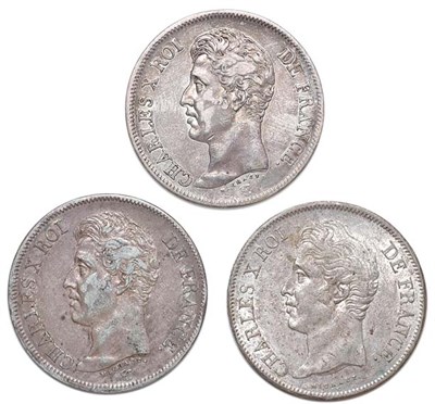 Lot 2042 - FRANCE: Six 5 Francs Coins, KM. #720 or 728