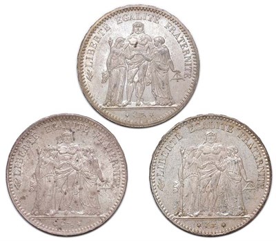 Lot 2047 - FRANCE: Seven 5 Francs Coins, KM. #820
