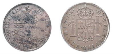Lot 2307 - BOLIVIA: 1773 JR, 8 Reales, KM. #55