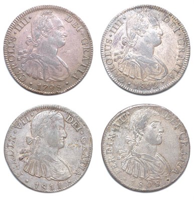 Lot 2352 - MEXICO: 8 Reales Silver, Approximately Twenty-One Coins, 1786 to 1893