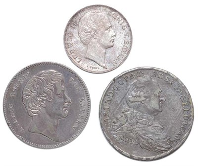 Lot 2079 - GERMANY: Bavaria, Approximately Eighteen Silver Coins, 1750 to late 1870s