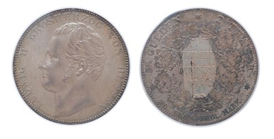 Lot 2112 - GERMANY: Hesse-Darmstadt, 1842, 2 Thalers, KM. #310
