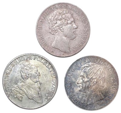 Lot 2141 - GERMANY: Saxony, Ten Silver Coins