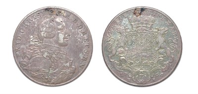 Lot 2081 - GERMANY: Brandenburg-Bayreuth, 1766, 1 Thaler, KM. #252, Dav. #2042