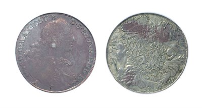 Lot 2073 - GERMANY: Bavaria, 1767 A, 1 Thaler, KM. #233, Dav. #1950