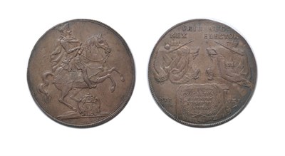 Lot 2136 - GERMANY: Saxony, 1711, 1 Thaler, KM. #803, Dav. #2655