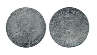 Lot 2120 - GERMANY: Pomerania: 1628, 1 Thaler, Dav. #7246