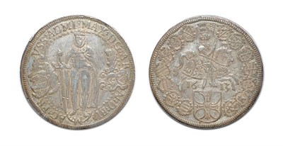 Lot 2145 - GERMANY: Teutonic Order, 1613, 2 Thaler, Dav. #5853
