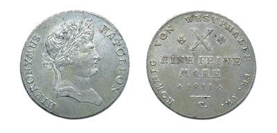 Lot 2146 - GERMANY: Westphalia, 1811 C, 1 Thaler, KM. C #20