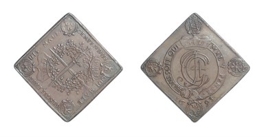 Lot 2134 - GERMANY: Saxony, 1693 IK, 1 Square Thaler, KM. #642, Dav. #7649