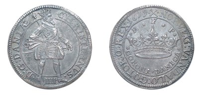 Lot 2225 - DENMARK: 1619, 2 Kroners, Dav. #3516B, KM. #61.2