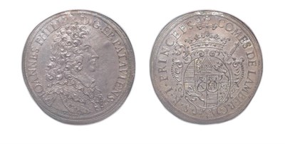 Lot 2119 - GERMANY: Passau, 1697 MF, 1 Thaler, Dav. #5717