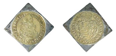 Lot 2212 - TRANSYLVANIA: 1627, Two Thaler Klippe, Dav. #4718B, KM. #171.2
