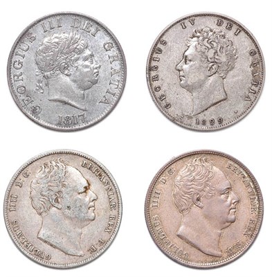 Lot 2264 - GREAT BRITAIN: Group of Nine Half Crowns, KM. #672, 695, 714.2