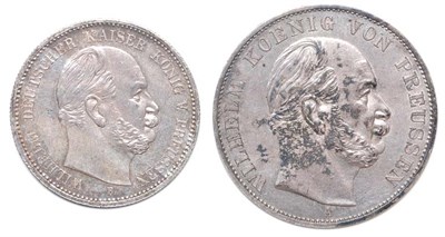 Lot 2124 - GERMANY: Prussia, Approximately Nineteen Silver Coins