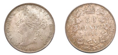 Lot 2284 - CANADA: 1872 H, 50 Cents, KM. #6