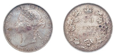 Lot 2287 - CANADA: 1888, 50 Cents, KM. #6