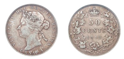 Lot 2289 - CANADA: 1888, 50 Cents, KM. #6