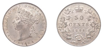 Lot 2295 - CANADA: 1894, 50 Cents, KM. #6
