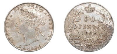 Lot 2299 - CANADA: 1898, 50 Cents, KM. #6