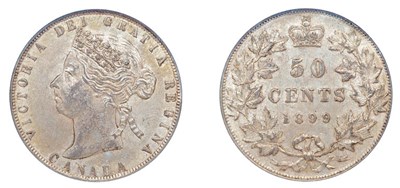 Lot 2301 - CANADA: 1899, 50 Cents, KM. #6