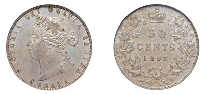 Lot 2302 - CANADA: 1899, 50 Cents, KM. #6