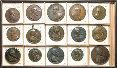 Lot 2442 - PAPAL STATES: Approximately Fifteen Vatican Related Bronze Medals