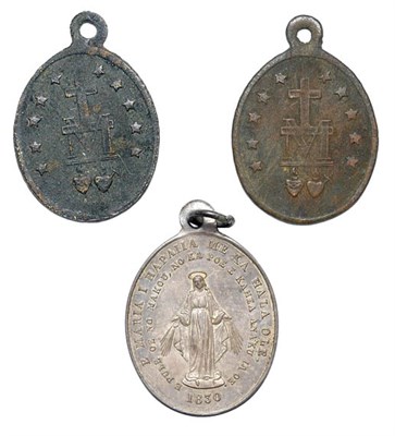 Lot 2686 - Hawaii, Circa 1880 First Communion Medals