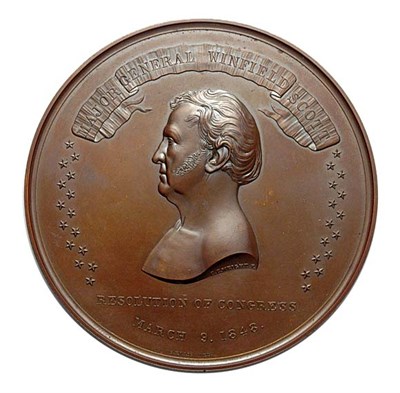 Lot 2456 - UNITED STATES: 1849, Bronze Medal