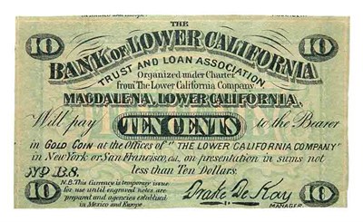 Lot 2623 - Magdalena, Baja, California TEN CENTS