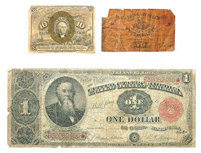 Lot 2624 - Group of Three Notes