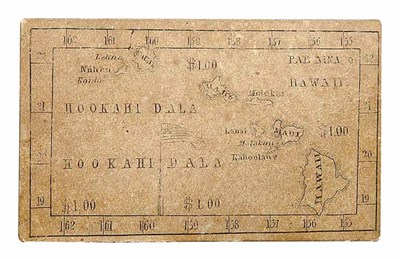 Lot 2693 - 1843-44 Scrip Issued by Rev. Lorrin Andrews