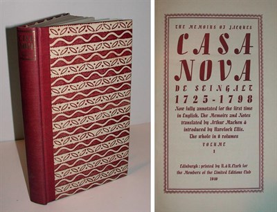 Lot 2079 - [LIMITED EDITIONS CLUB] CASANOVA DE SEINGALT,...