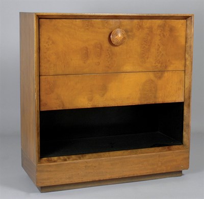 Lot 286 - Paldao Desk/Cabinet with Ebonized Interior...