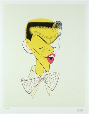 Lot 2201 - Al Hirschfeld "SINATRA" TEEN AGE IDOL Color...