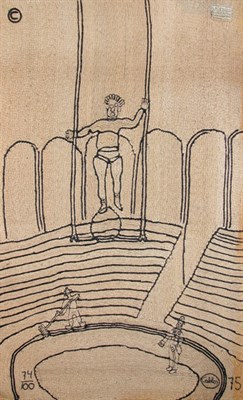 Lot 2161 - Alexander Calder CIRCUS Tapestry hand-woven in...